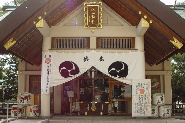 神社幟・神社幕・紋幕・門幕・神前幕の製造販売【水野染工場】